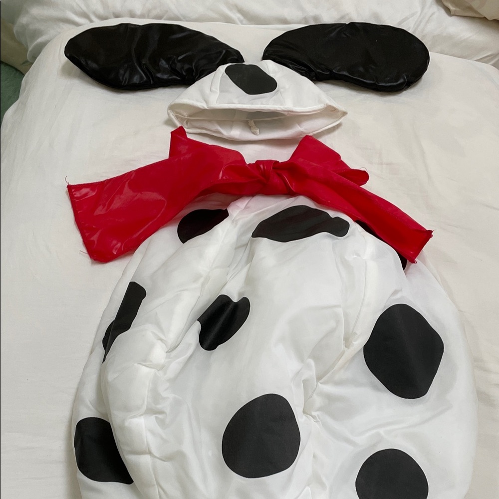 Kids Dalmatian Costume with Red Scarf